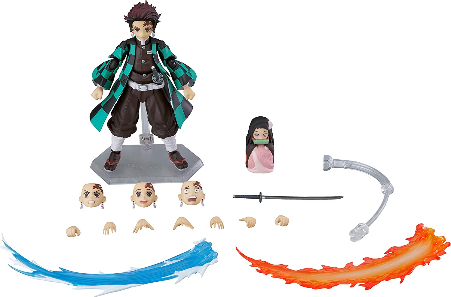 Max Factory Demon Slayer: Kimetsu no Yaiba: Tanjiro Kamado Deluxe Figma Action Figure
