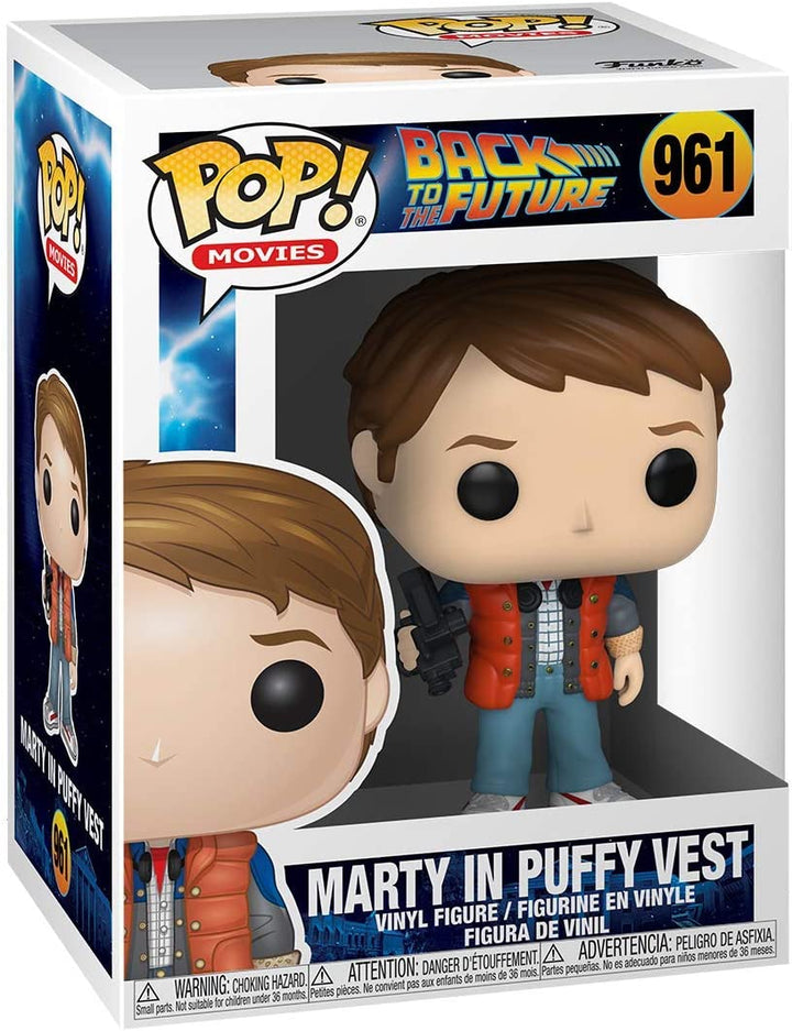 Funko Pop! Movies: Back to The Future - Marty in Puffy Vest Vinyl Figure