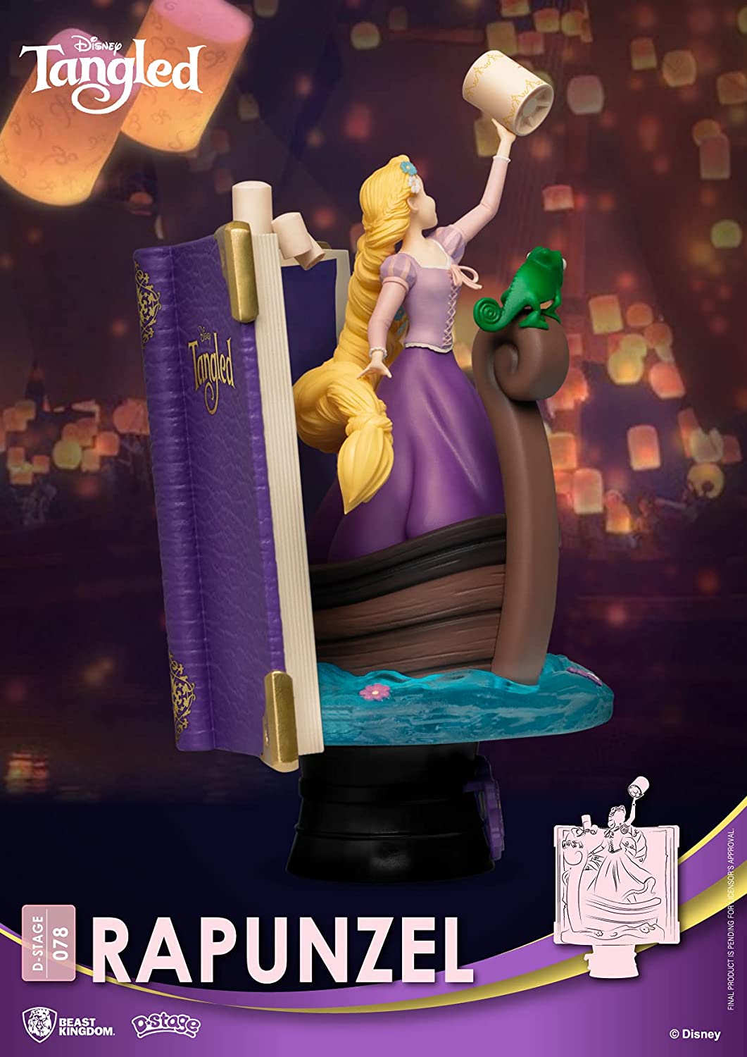 Beast Kingdom Disney Story Book Series: Rapunzel DS-078 D-Stage Statue
