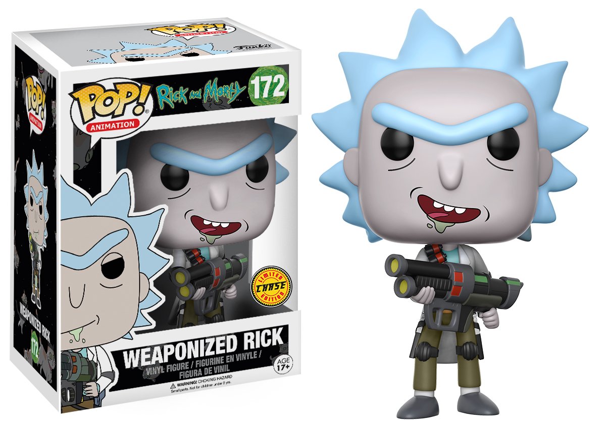 Funko Pop Animation Rick And Morty Weaponized Rick Chase Vinyl Action Figure