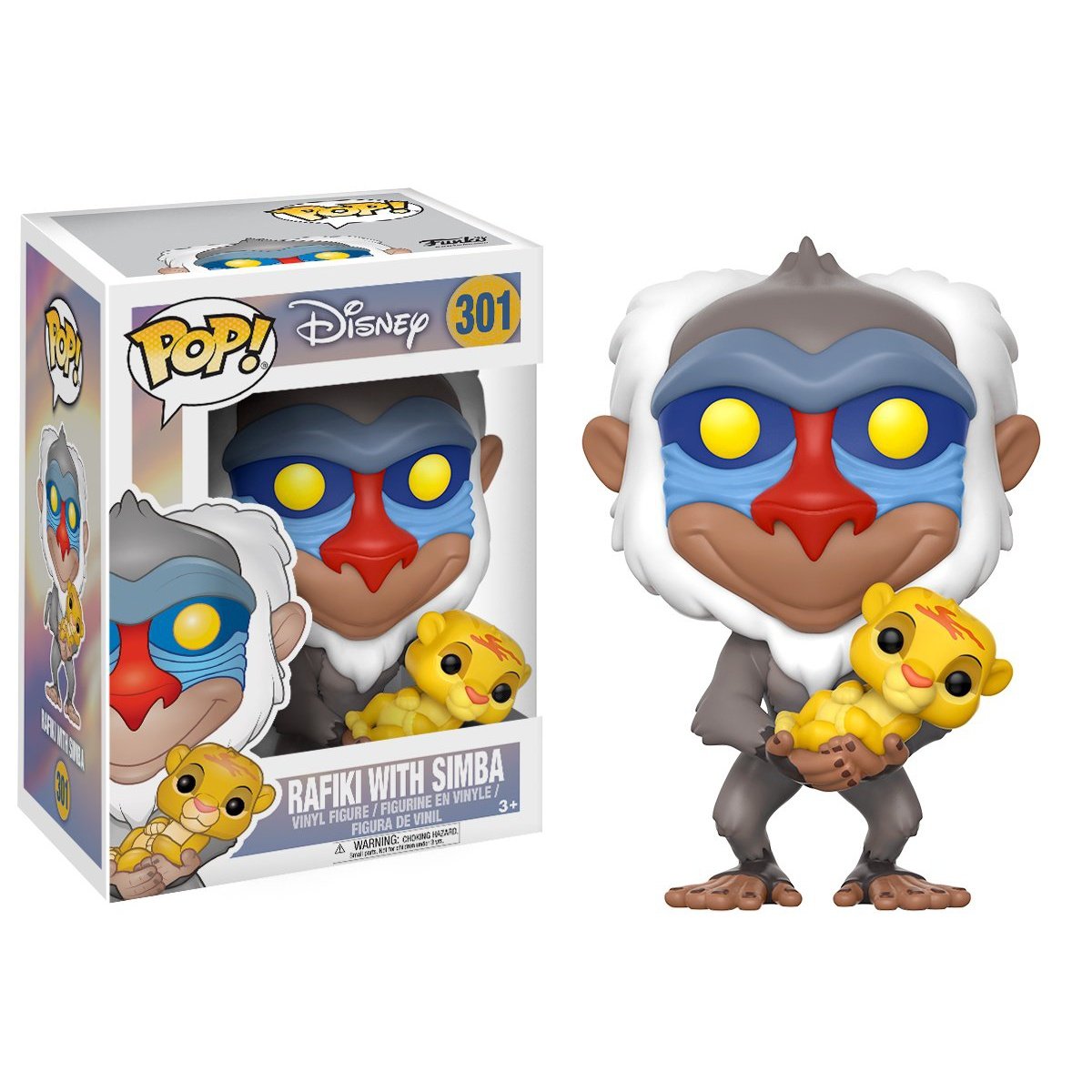 Funko Pop! Disney Lion King-Rafiki With Simba Vinyl Figure