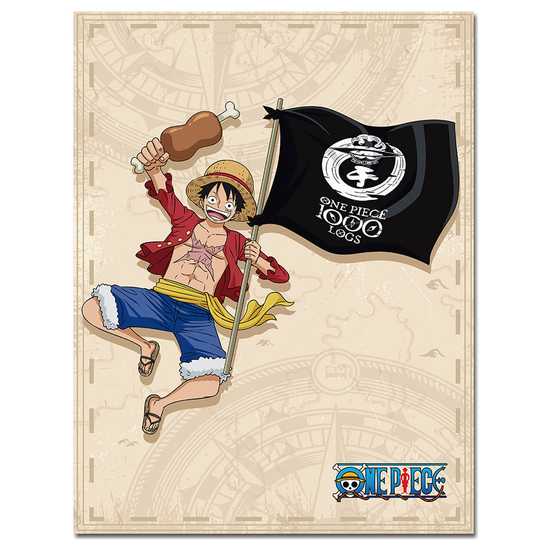 One Piece 1000th Episode Celebration Luffy Version A Throw Blanket Great Eastern