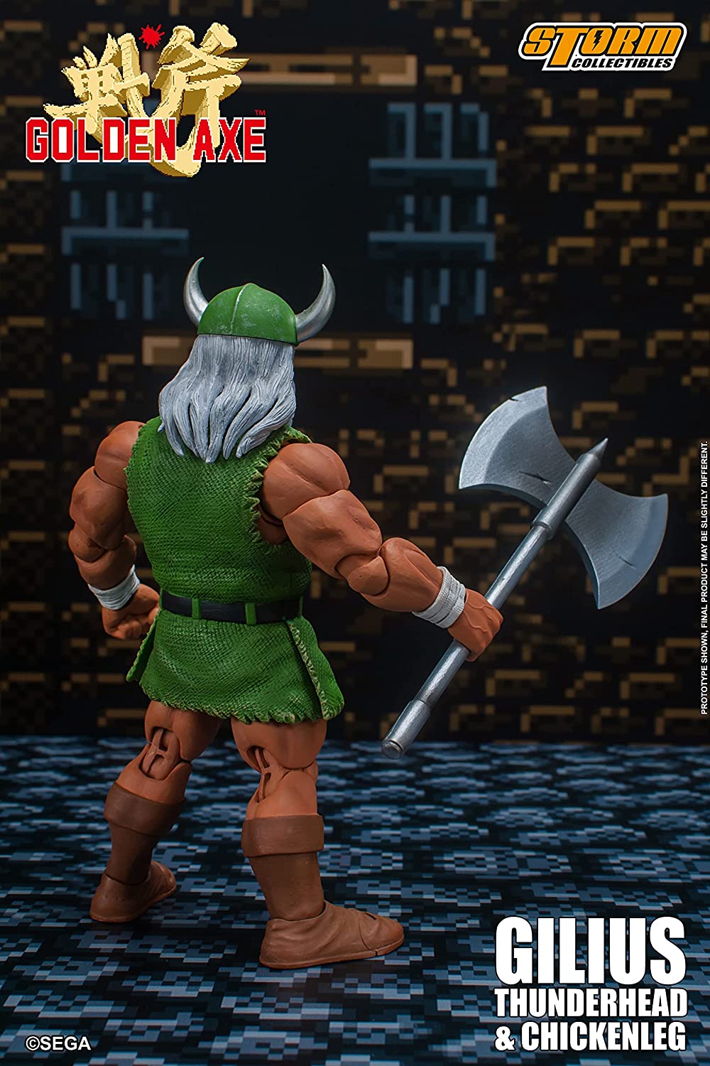 Storm Collectibles - Golden Axe - Gilius Thunderhead & Chicken Leg 1/12 Action Figure