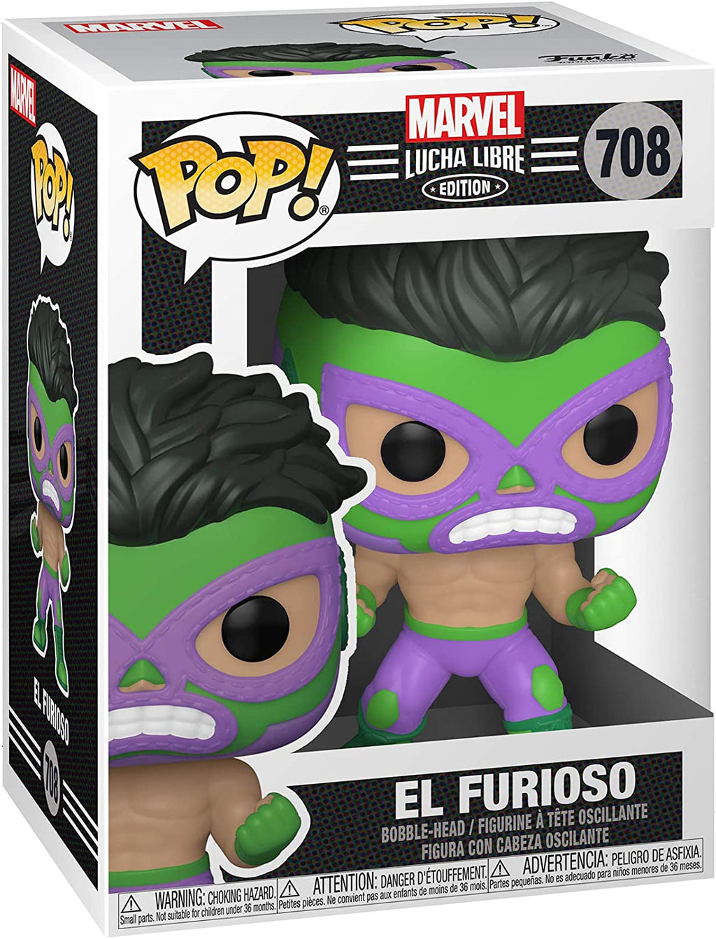 Funko Pop! Marvel Luchadores Hulk Vinyl Figure