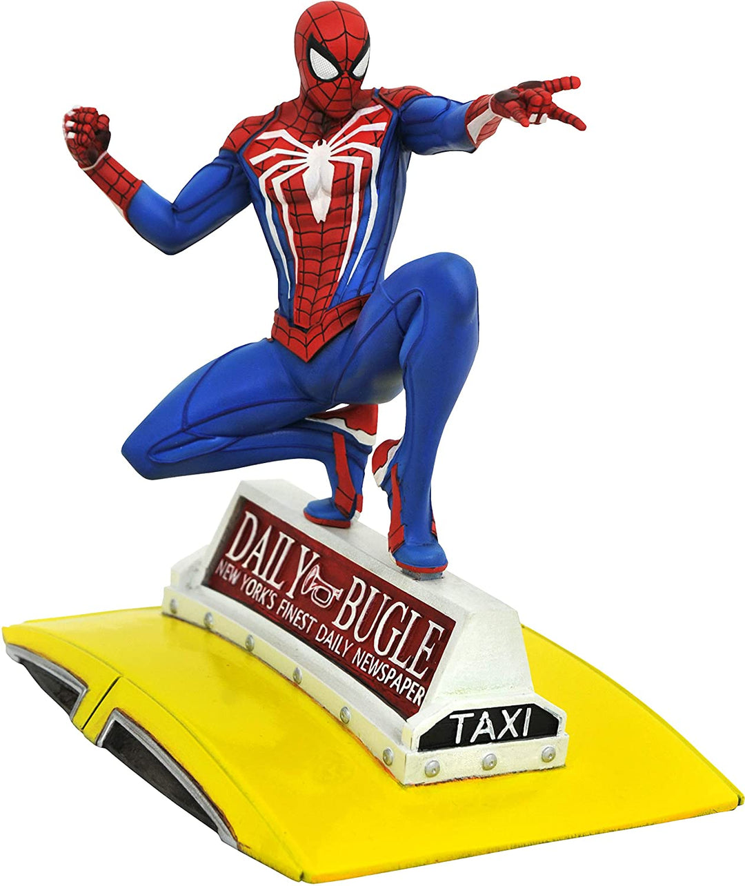 Diamond Select Toys Marvel Gallery: Spider-Man on Taxi PS4 Version PVC Figure