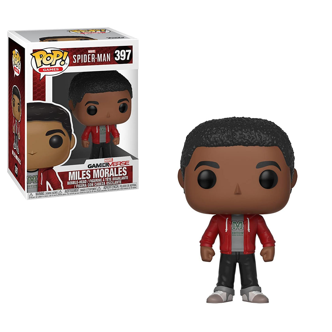 Funko Pop Marvel Spider-Man Video Game Miles Morales Collectible Figure