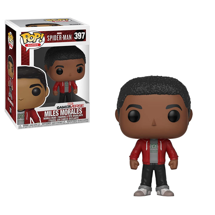 Funko Pop Marvel Spider-Man Video Game Miles Morales Collectible Figure