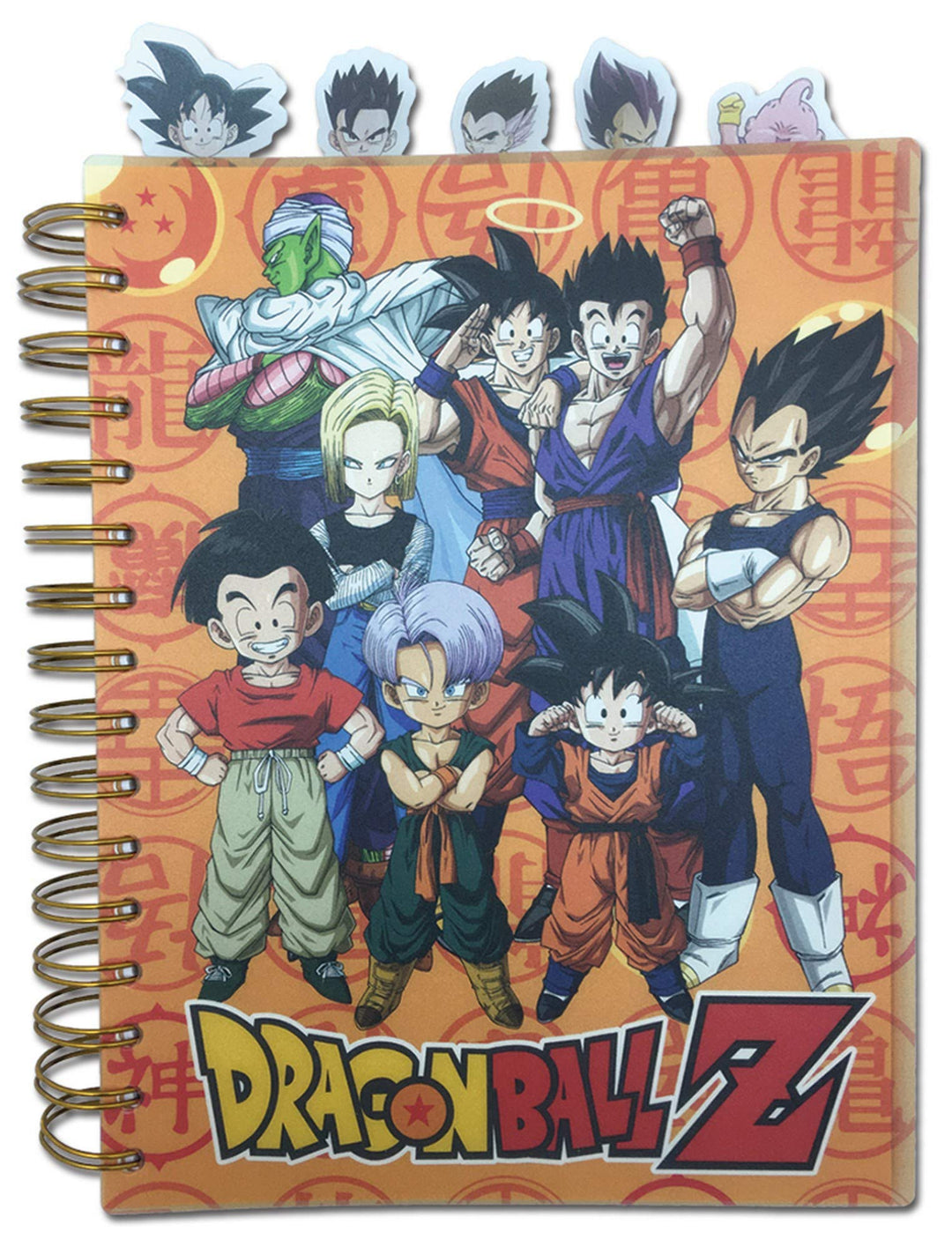 Dragon Ball Z Buu Saga Anime Spiral Tabbed Notebook