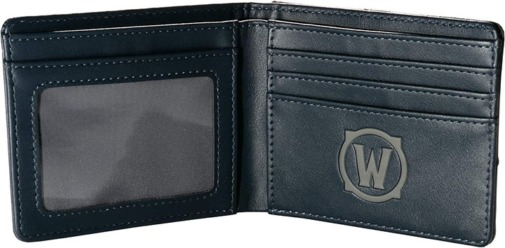 World of Warcraft Alliance Loot Bi-Fold Wallet Navy/Gray
