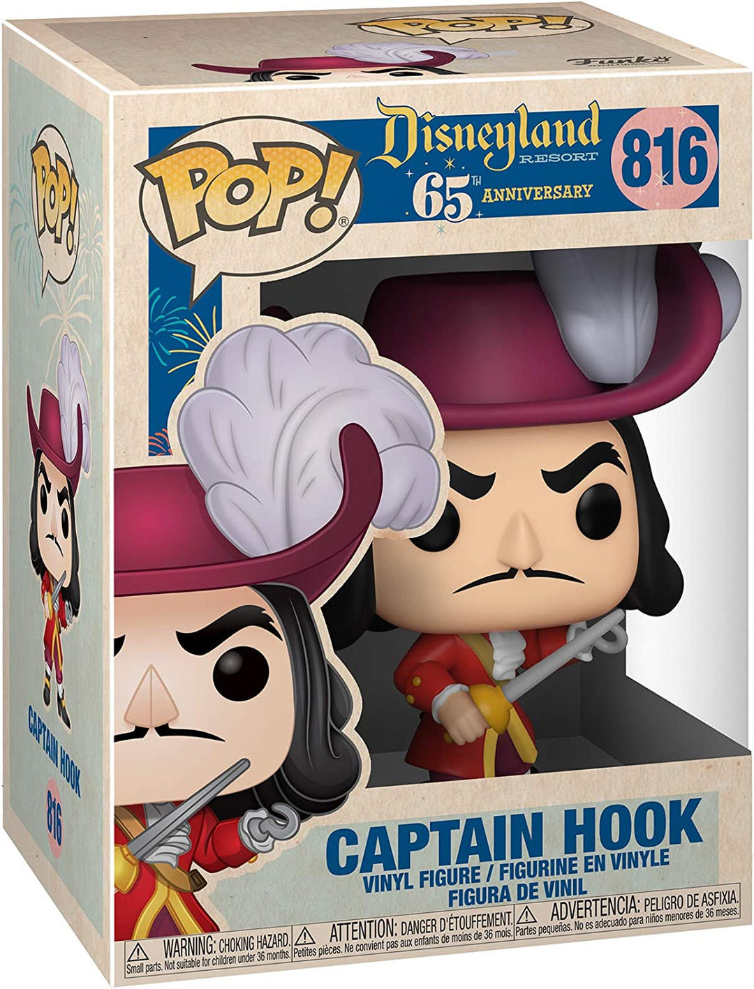 Funko Pop! Disney: Disney 65th - Captain Hook Vinyl Figure