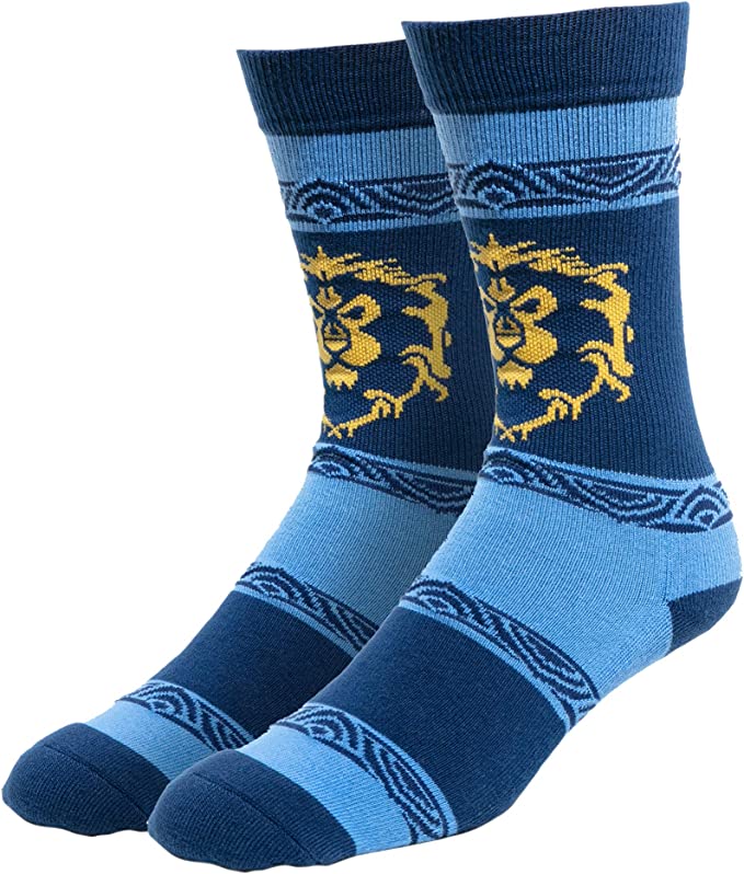 World of Warcraft Casual Alliance Embroidered Athletic Crew Socks