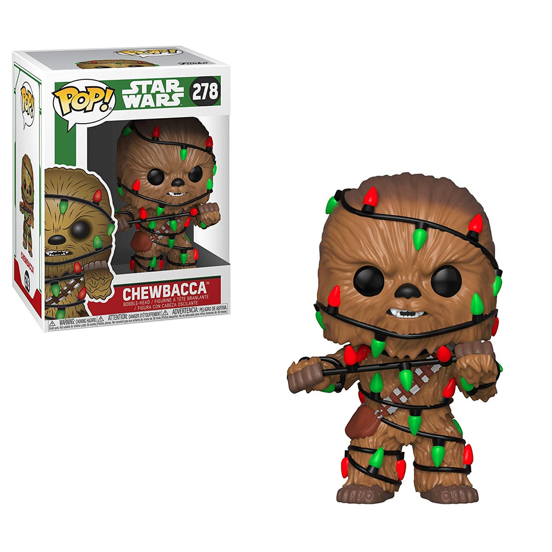 Funko Pop Star Wars Holiday - Chewie with Lights Collectible Vinyl Figure