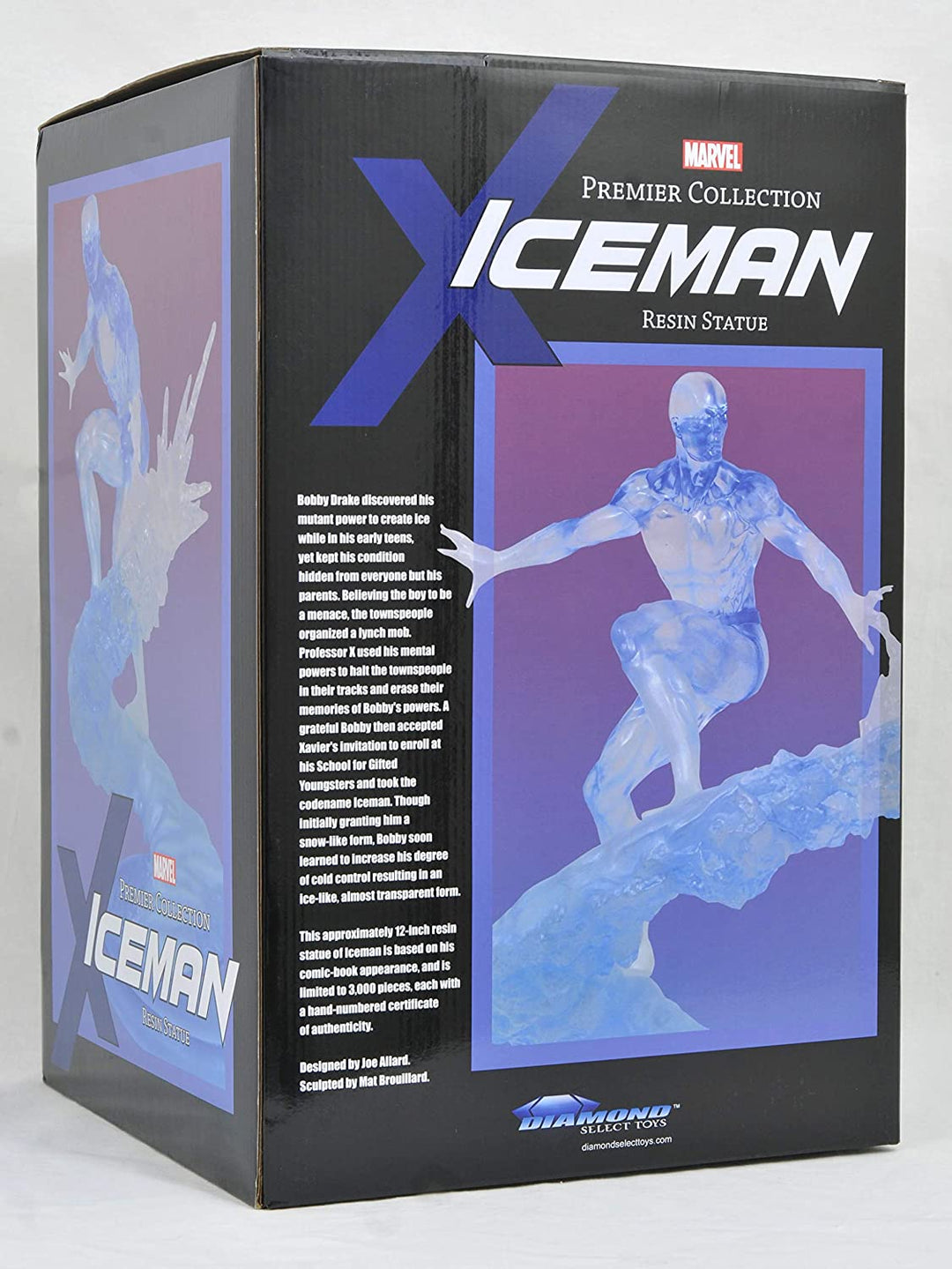 DIAMOND SELECT TOYS Marvel Premier Collection Iceman Statue 11"
