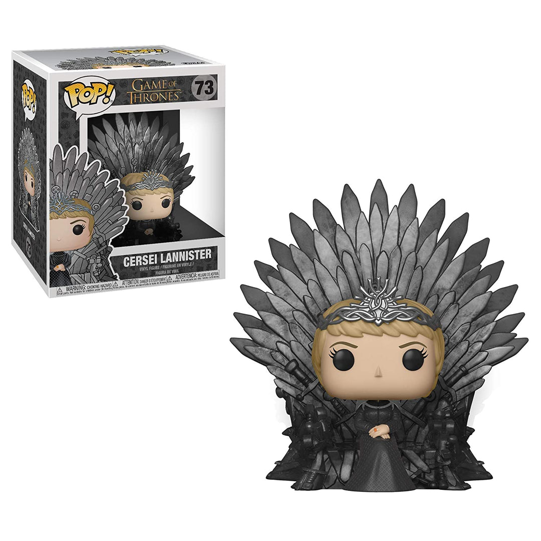 Funko Deluxe: Game of Thrones - Cersei Lannister Sitting On Iron Throne Vinyl Figure