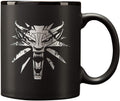 The Witcher 3 White Wolf Medallion Ceramic Mug, 11 ounces