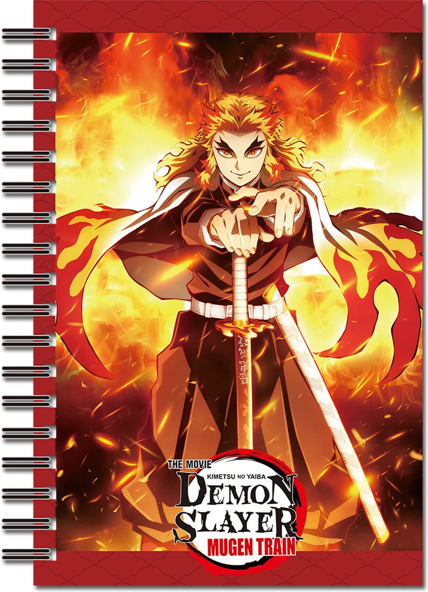 Demon Slayer Mugen Train - Key Art #3 Hardcover Notebook Great Eastern  Entertainment