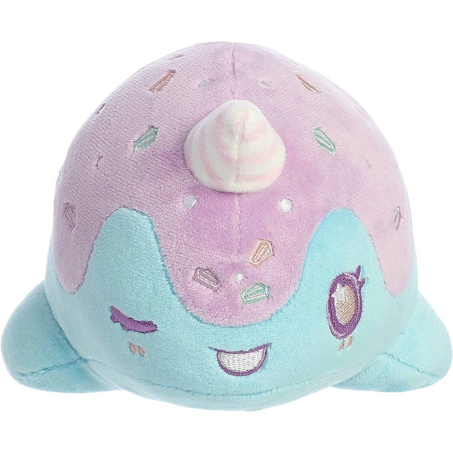 Aurora - Tasty Peach - 7" Birthday Cake Nomwhal Plush