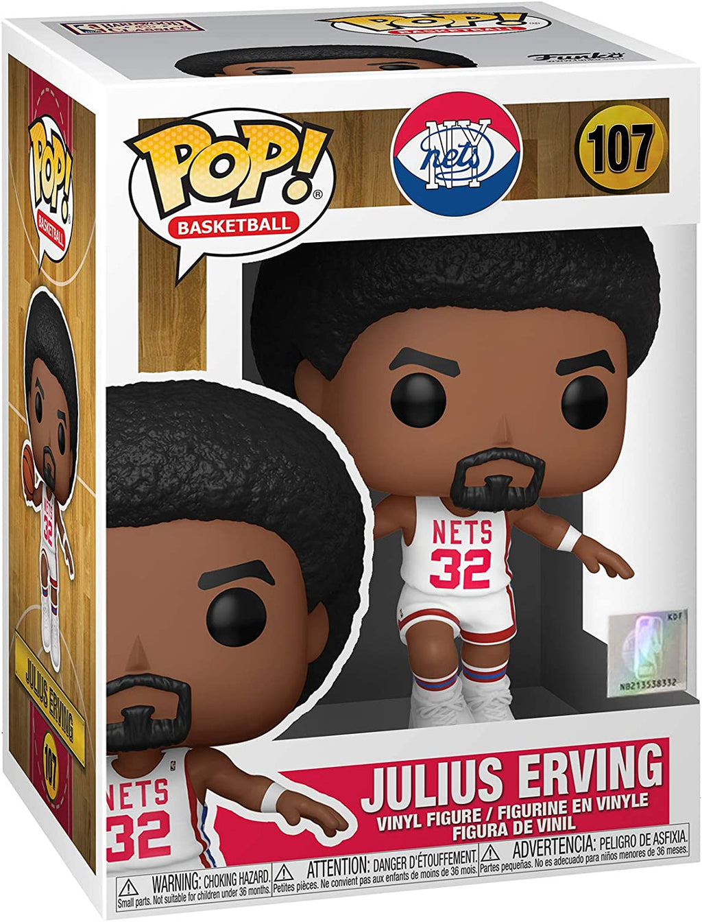 Funko Pop! NBA Legends Julius Erving New York Nets Vinyl Figure