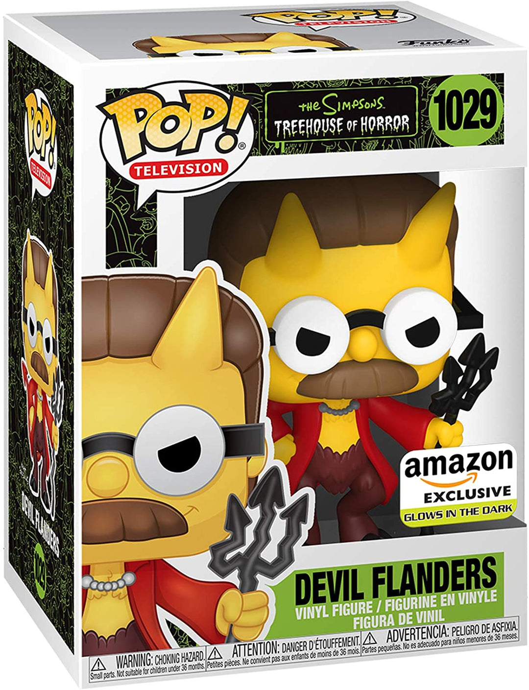 Funko Pop! Animation The Simpsons - Devil Flanders Exclusive Vinyl Figure