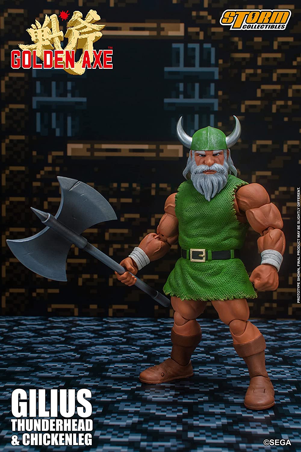 Storm Collectibles - Golden Axe - Gilius Thunderhead & Chicken Leg 1/12 Action Figure