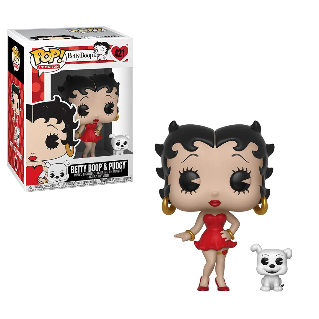 Funko Pop! Animation Betty Boop - Betty with Pudgy Vinyl Action Figure