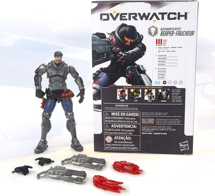 Hasbro Overwatch Ultimates Series Blackwatch Reyes Reaper Skin 6" Action Figure
