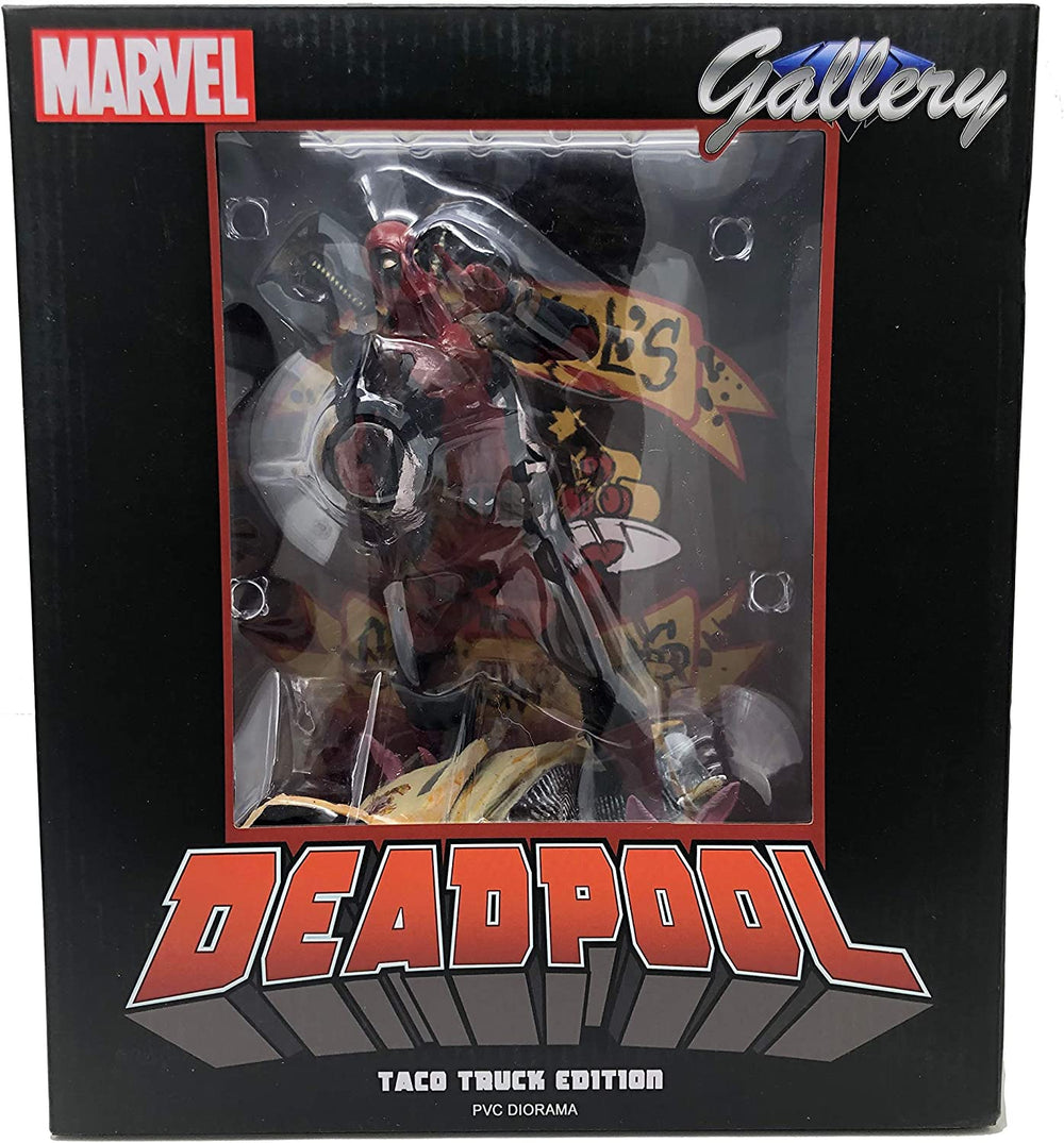 Diamond Select Toys Marvel Gallery: Taco Truck Deadpool PVC Diorama Figure