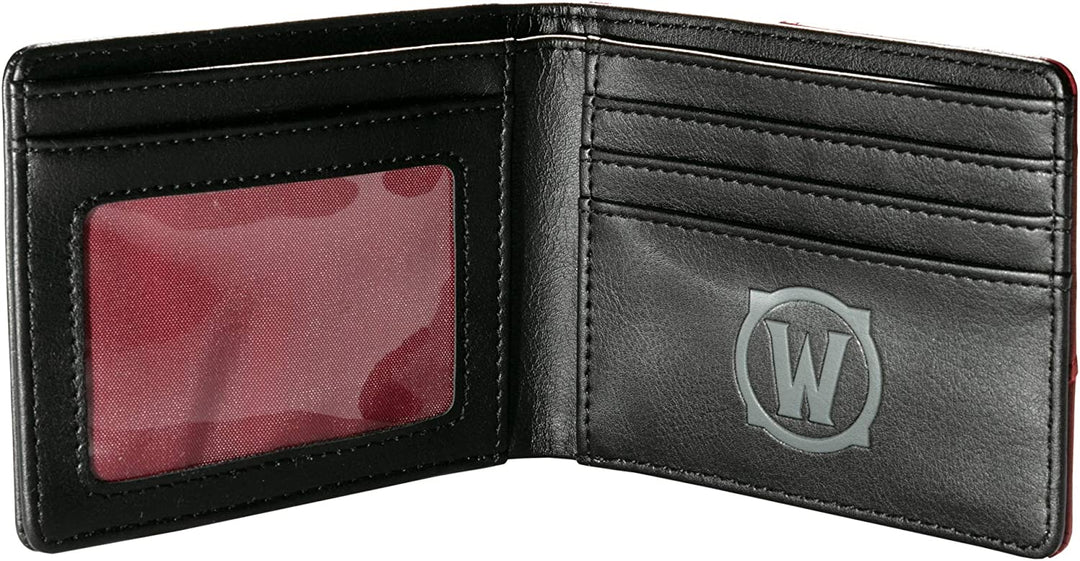 World of Warcraft Horde Loot Bi-Fold Wallet Navy/Gray