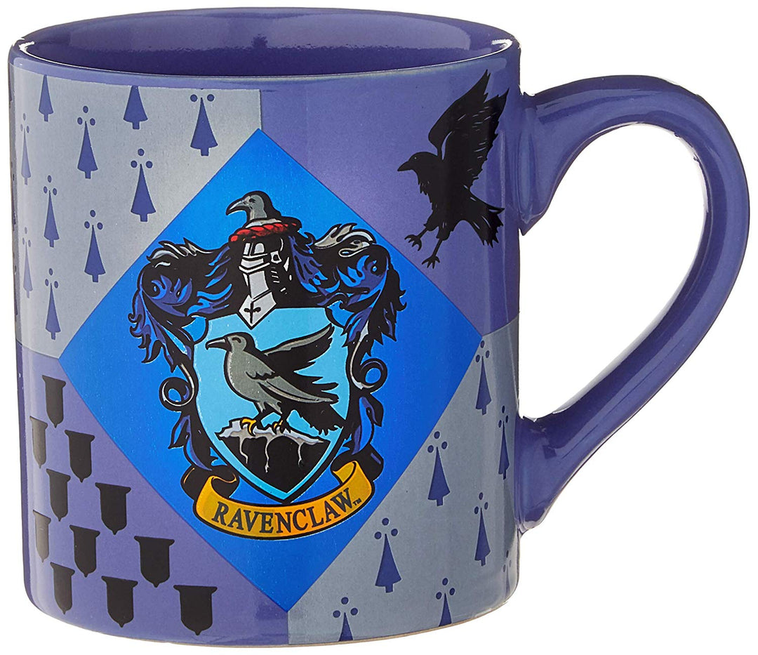 Harry Potter Ravenclaw House Crest Ceramic Mug 14-Ounces Silver Buffalo