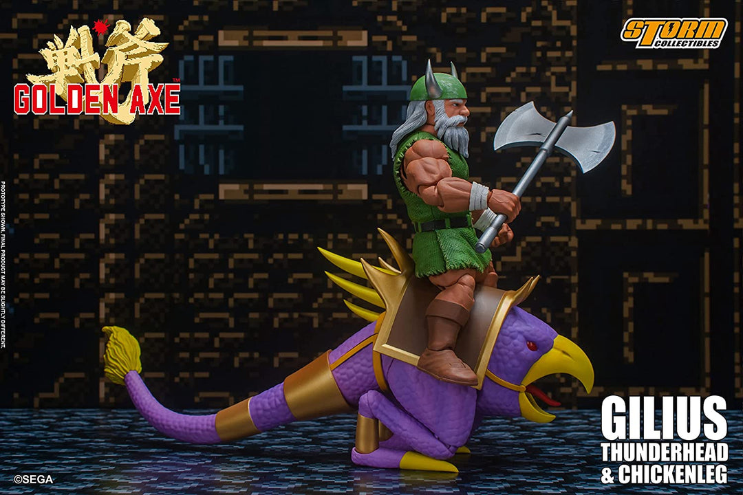 Storm Collectibles - Golden Axe - Gilius Thunderhead & Chicken Leg 1/12 Action Figure