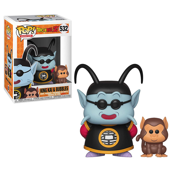 Funko Pop Animation: Dragon Ball Z - King Kai & Bubbles Vinyl Figure