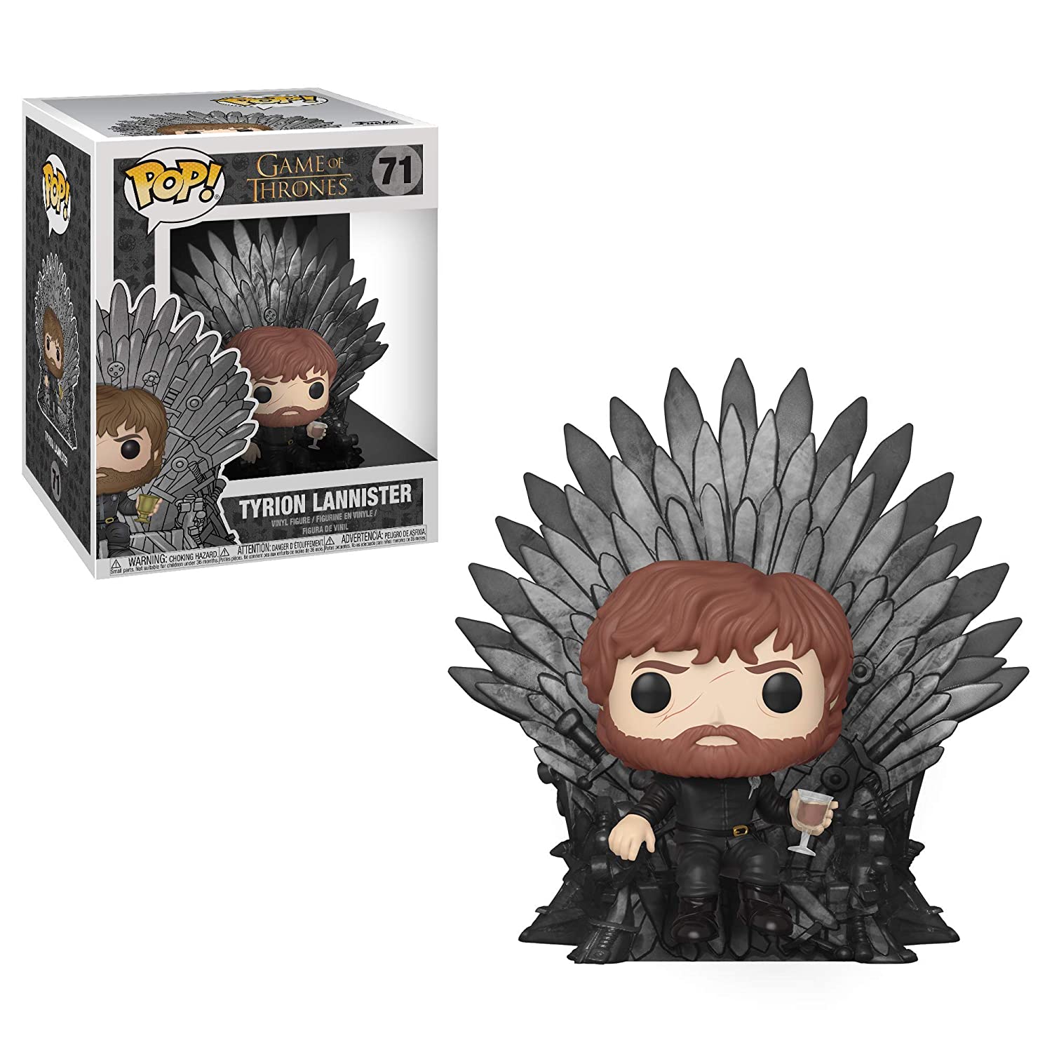 Funko Deluxe: Game of Thrones - Tyrion Sitting On Iron Throne Vinyl Figure