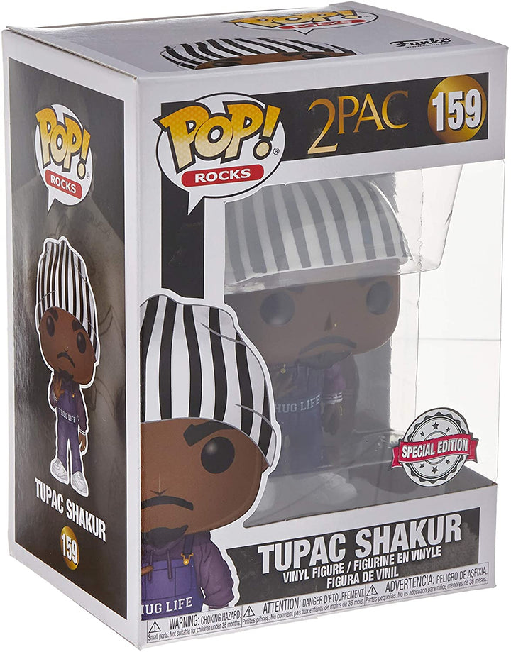 Funko Pop! Tupac Shakur In Thug Life Overalls Exclusive Vinyl Figure
