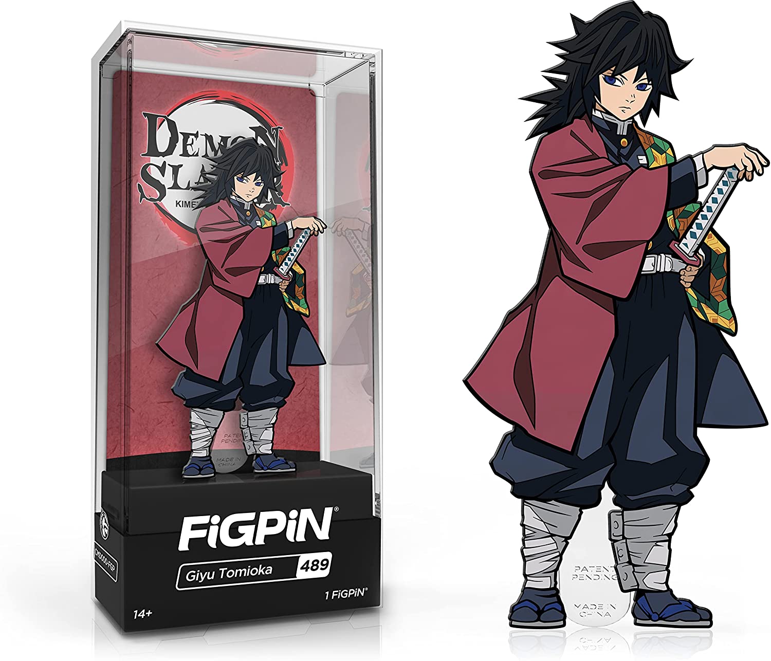 FIGPIN Demon Slayer Giyu Tomioka #489 Enaml Pin