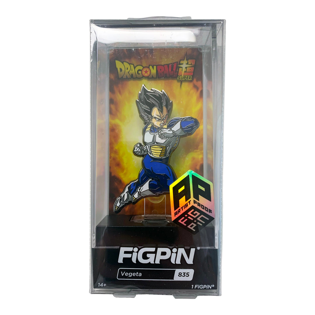 FiGPiN AP Artist Proof Dragon Ball Super Vegeta 835 Collectible Enamel Pin