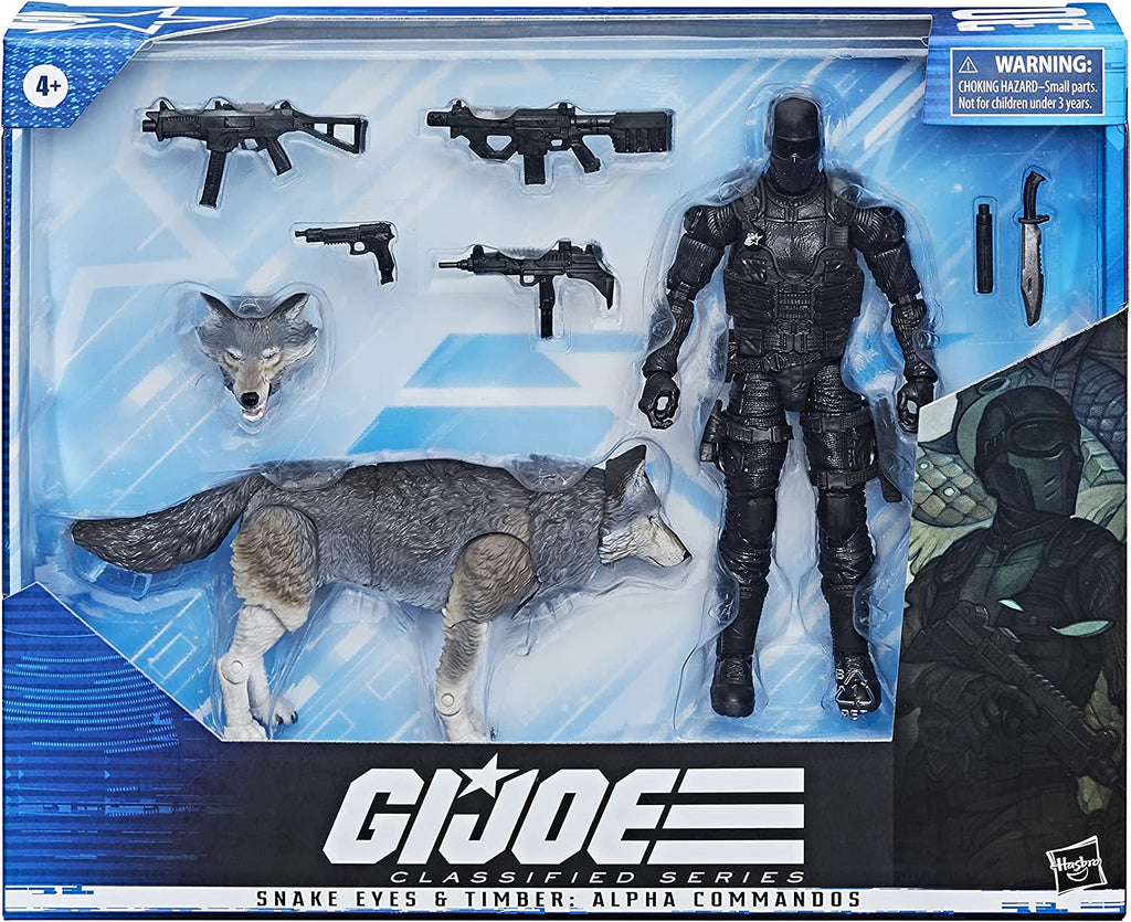 G.I. Joe Classified Series Alpha Commandos: Snake Eyes and Timber 6-Inch Action Figures