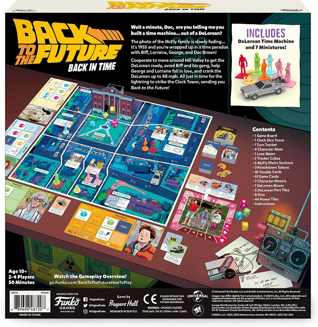 Funko Back to The Future - Back in Time Strategy Game