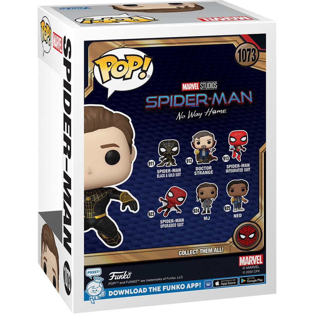 Funko Pop! Marvel: Spider-Man No Way Home - Unmasked Spider-Man Black Suit CHASE AAA Anime Exclusive