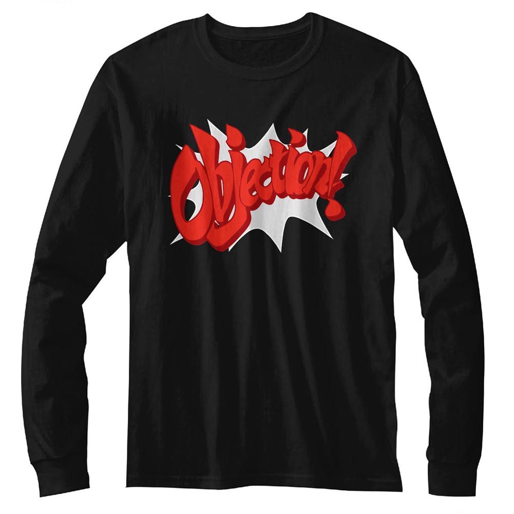 Ace Attorney - Objection - Long Sleeve - Adult - T-Shirt