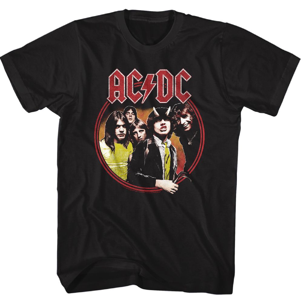 ACDC - Highway To Hell Circle - Short Sleeve - Adult - T-Shirt