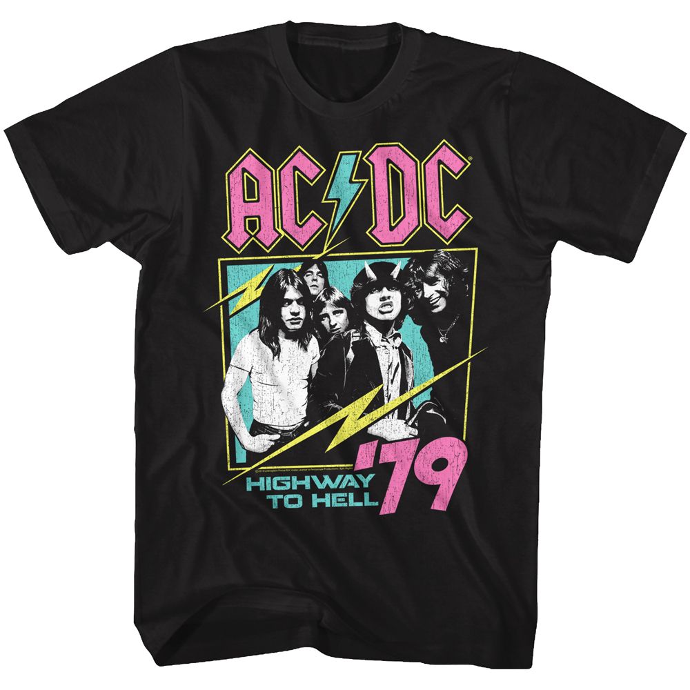 ACDC - Neon Highway - Short Sleeve - Adult - T-Shirt