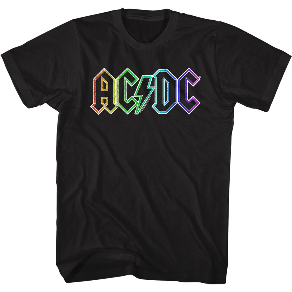 ACDC - Rainbow Logo - Short Sleeve - Adult - T-Shirt