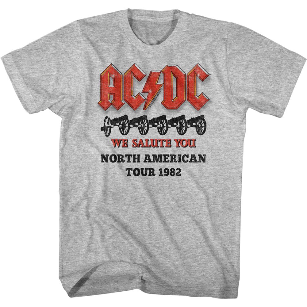 ACDC - Cannons Salute - Short Sleeve - Heather - Adult - T-Shirt