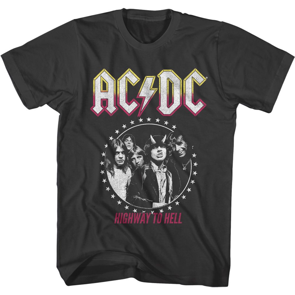 ACDC - Circle Stars - Short Sleeve - Adult - T-Shirt