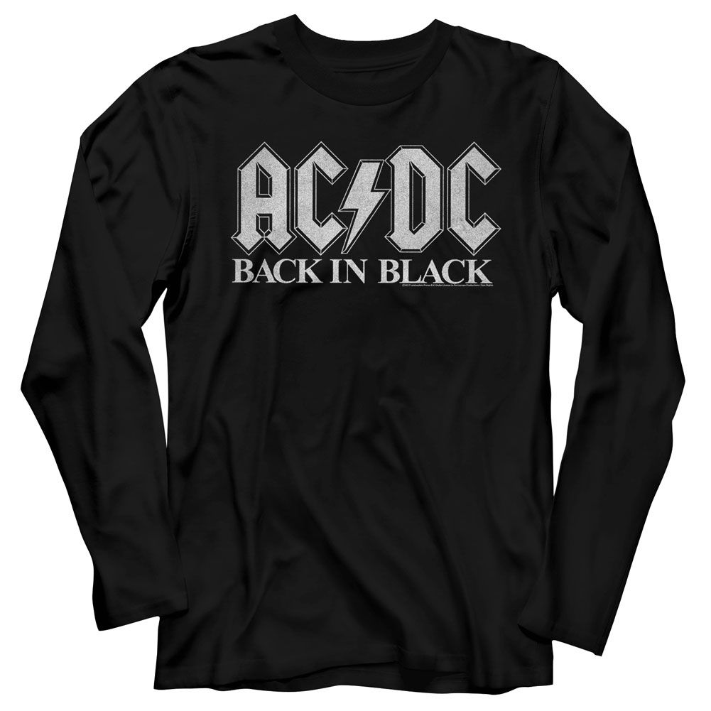 ACDC - Back In Black 2 - Long Sleeve - Adult - T-Shirt