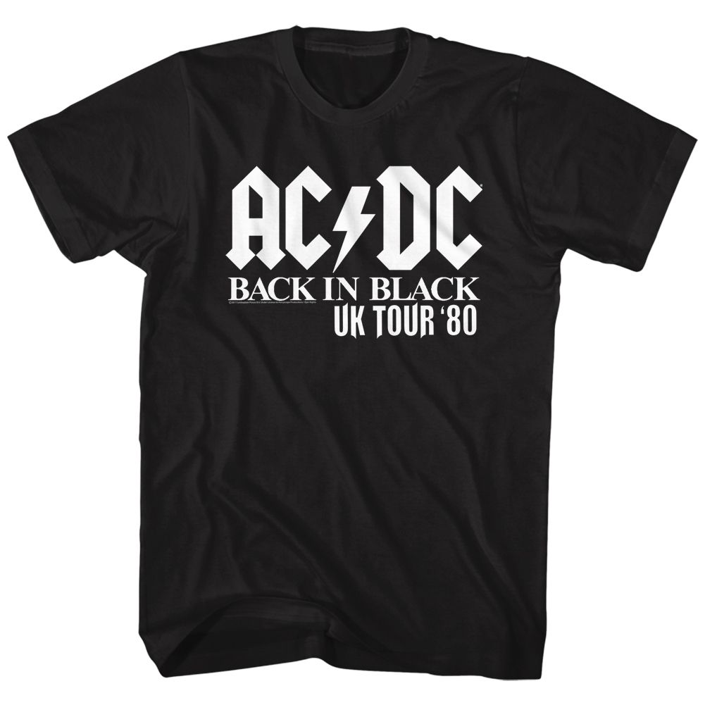 ACDC - UK Tour Solid White - Short Sleeve - Adult - T-Shirt