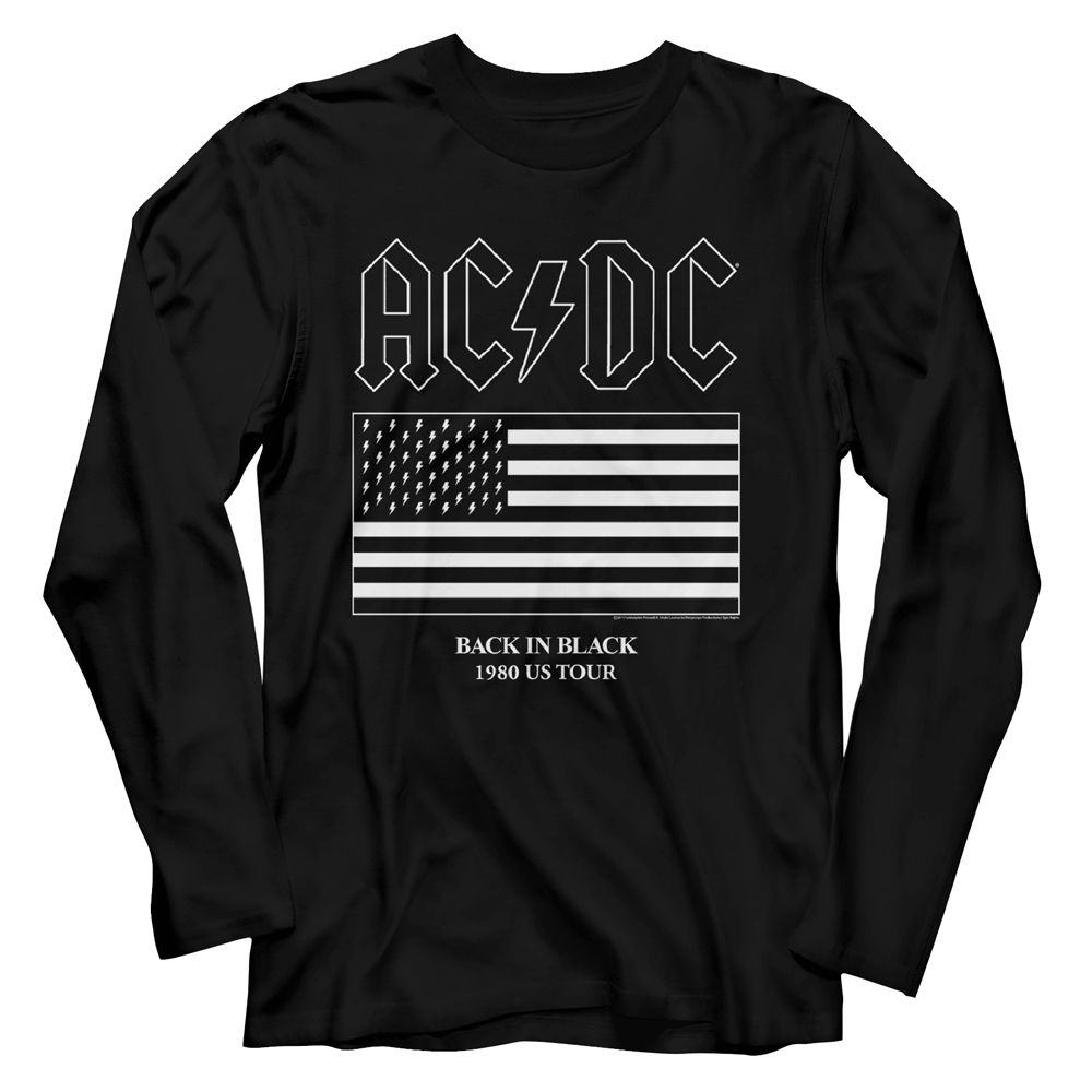 ACDC - US Tour Flag - Long Sleeve - Adult - T-Shirt