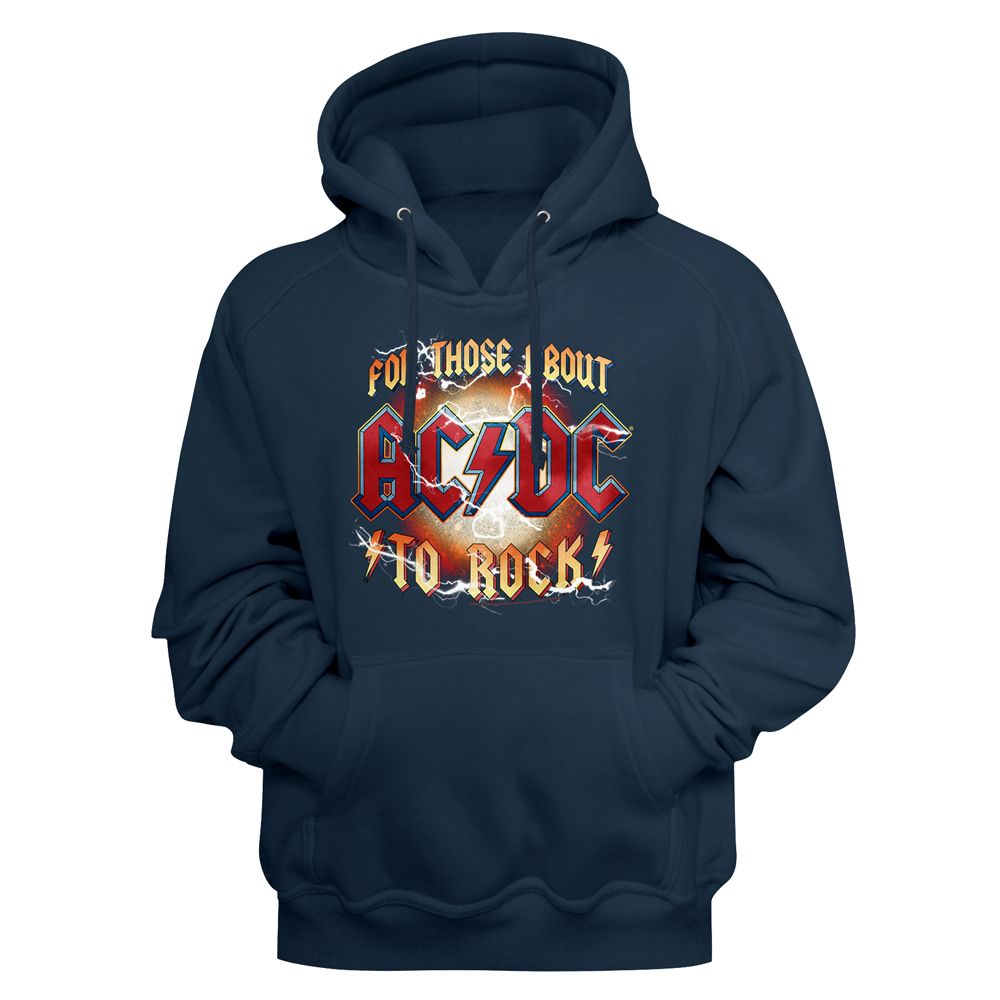 ACDC - Red White Blue - Long Sleeve - Adult - Hoodie