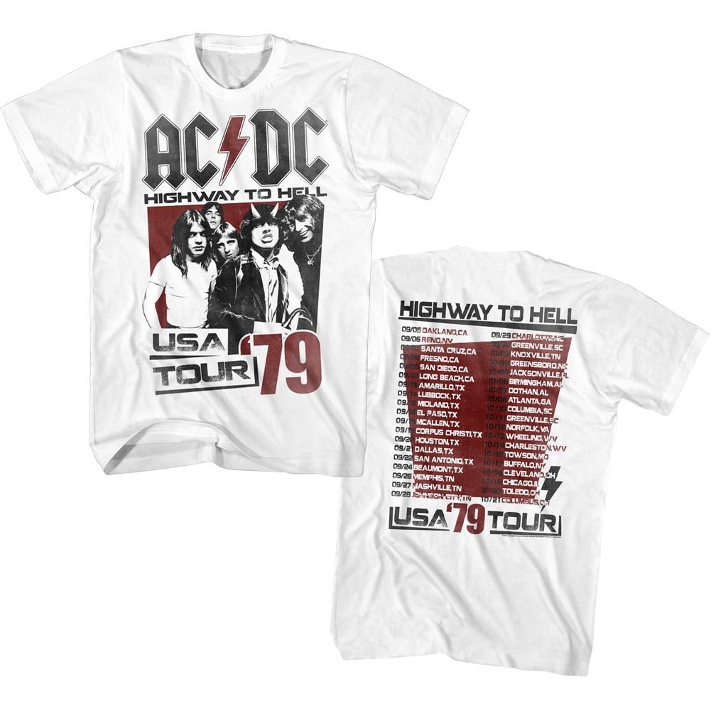 ACDC - Highway To Hell Tour 79 - Short Sleeve - Adult - T-Shirt