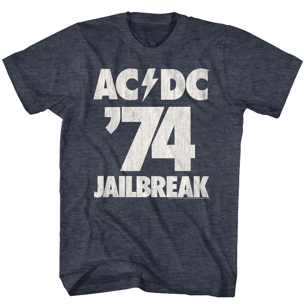 ACDC - Jailbreak - Short Sleeve - Heather - Adult - T-Shirt